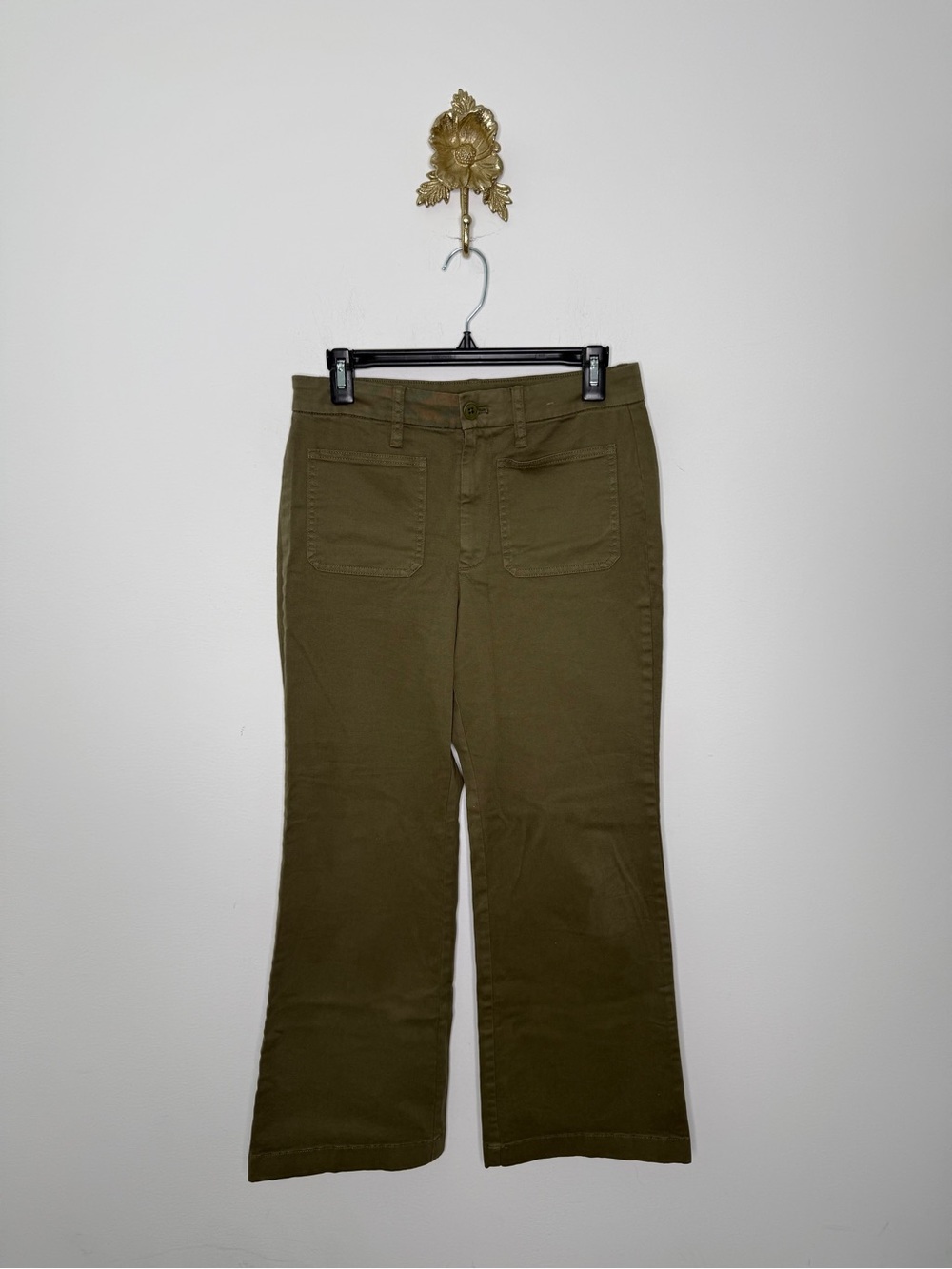 J.Crew Charley Kickout Cropped Pant Chino 27